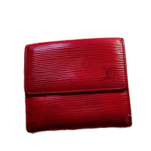 Auc Louis Vuitton Epi Red Leather Elise Wallet SP0850 - Picture 4 of 17